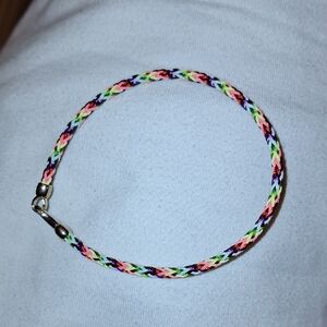 Kompsos Sailing Cable Rope Bracelet Plata Multi Large 19cm 7.5 Inch